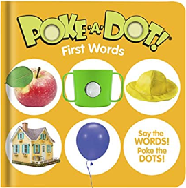 poke-a-dot first words book cover