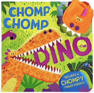 Chomp Chomp Dino book cover 