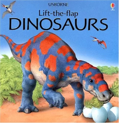 Usborne Lift-the-Flap Dinosaurs Book cover