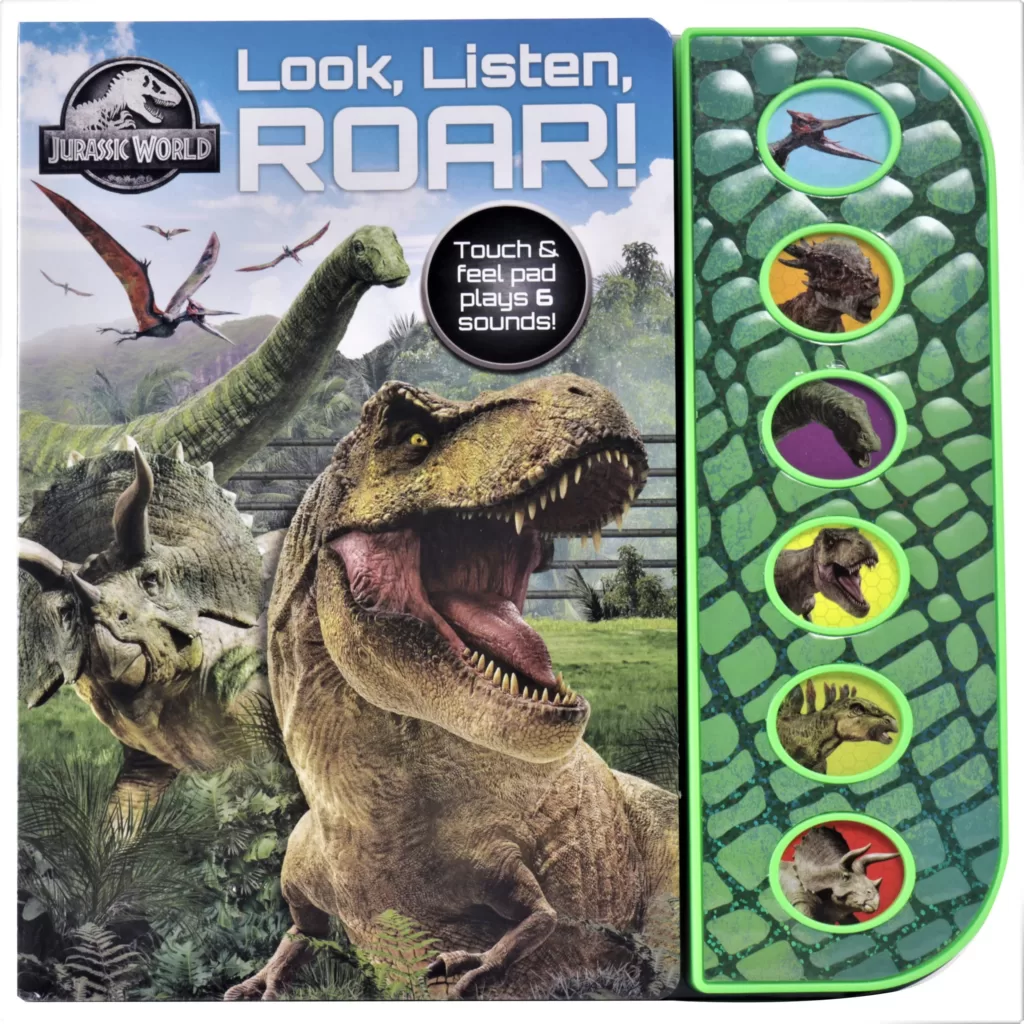 Jurassic World - Look, Listen, Roar! book cover