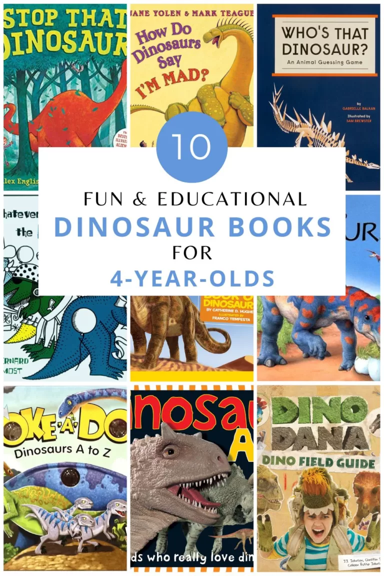 10 Fun & Educational Dinosaur Books for 4-Year-Olds
