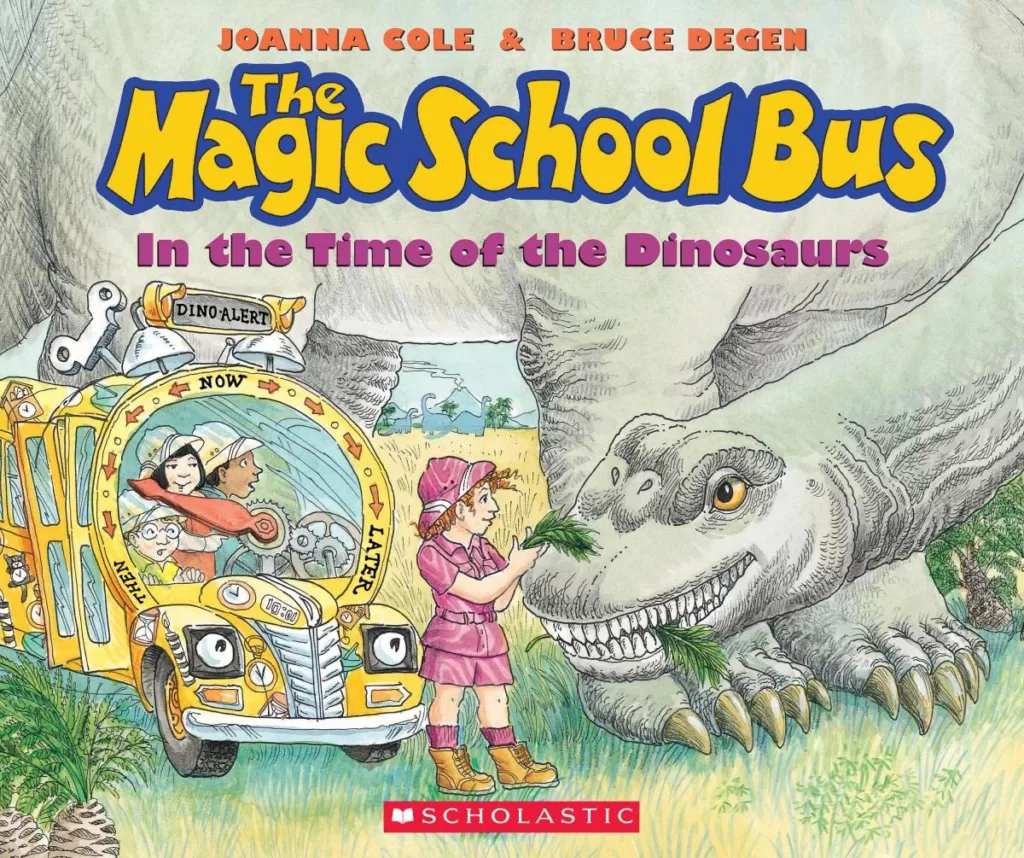 The Magic School Bus: In the Time of the Dinosaurs book cover