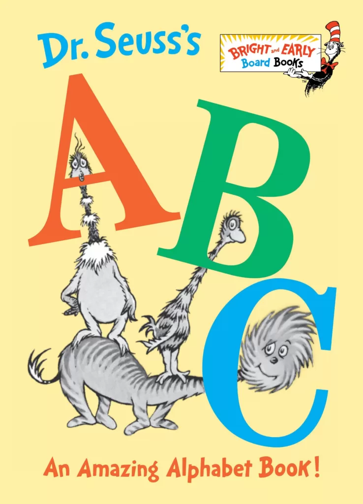 "Dr. Seuss's ABC: An Amazing Alphabet Book!" book cover