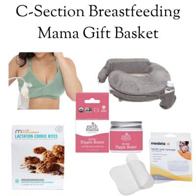 c-section breastfeeding mama gift basket ideas