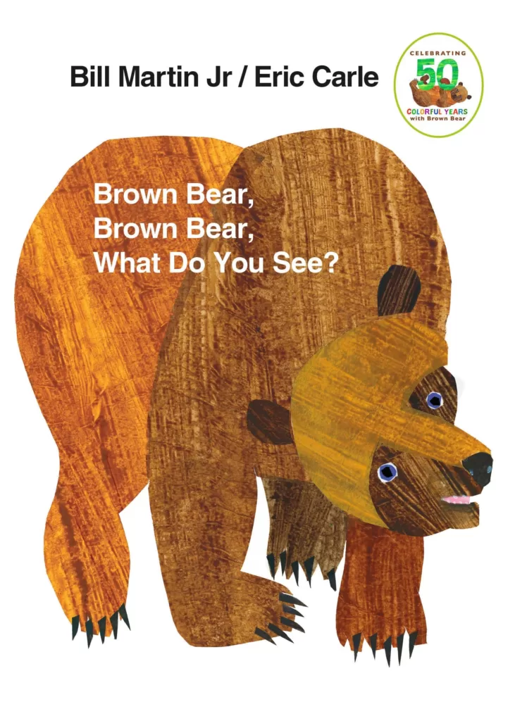 brown bear brown bear what do you see? book cover

